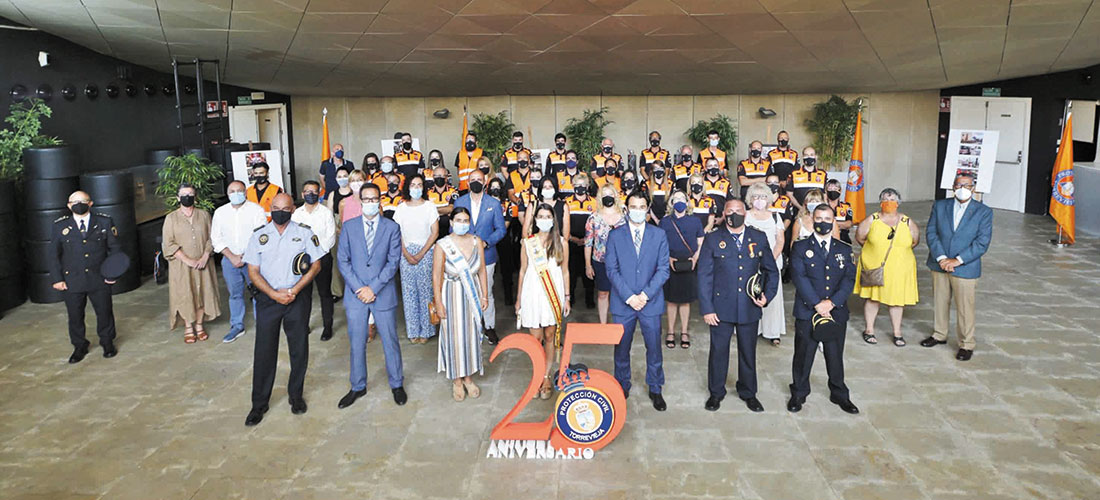 Protección Civil celebra  su 25 aniversario en una gala cargada de emotividad