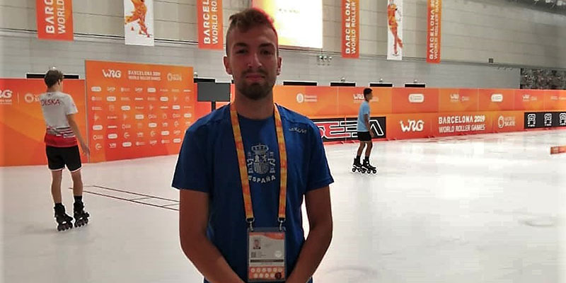 Alex Cañero,  campeón de España en speed slalom