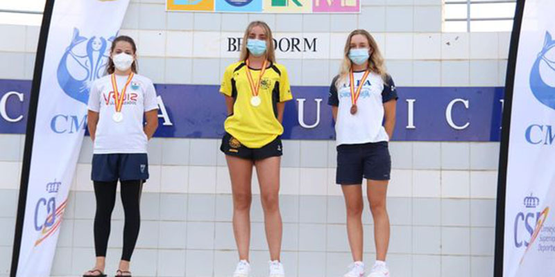 Tatiana Skulina consigue plata y bronce en  el Campeonato de España