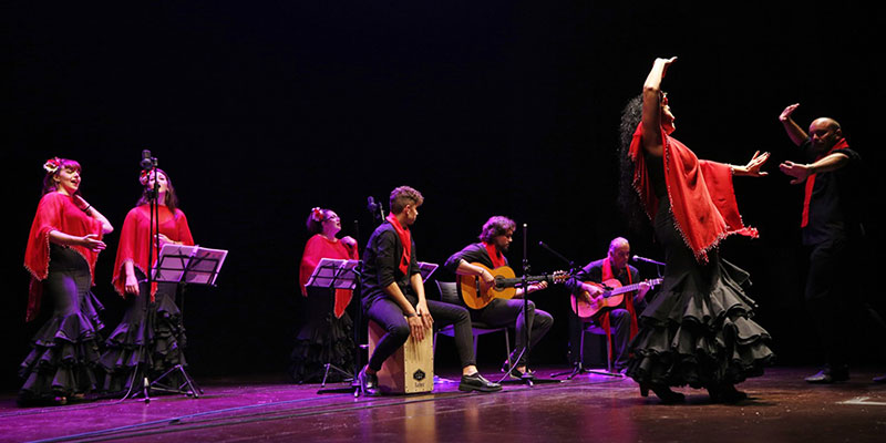 El público disfrutó con  “Flamenco al Compás”