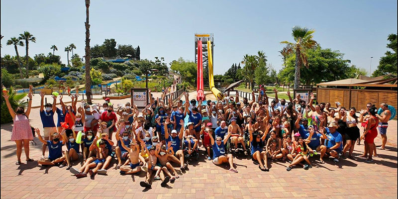 Diversión sin barreras en el parque acuático con Alpe y APANEE