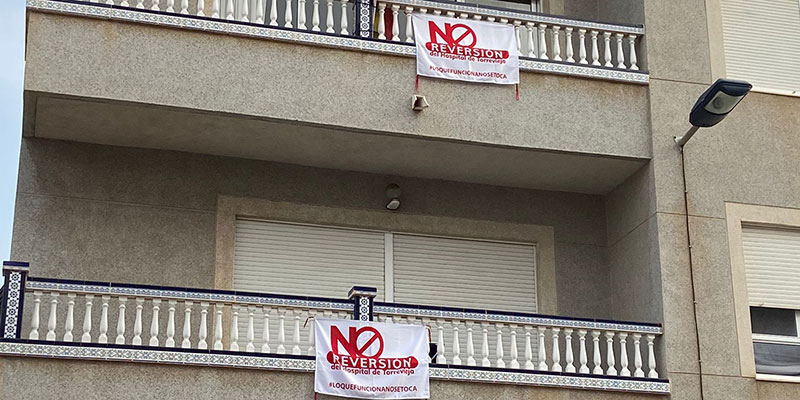 “Sanidad Excelente” apoya una iniciativa  anónima contra la reversión del Hospital