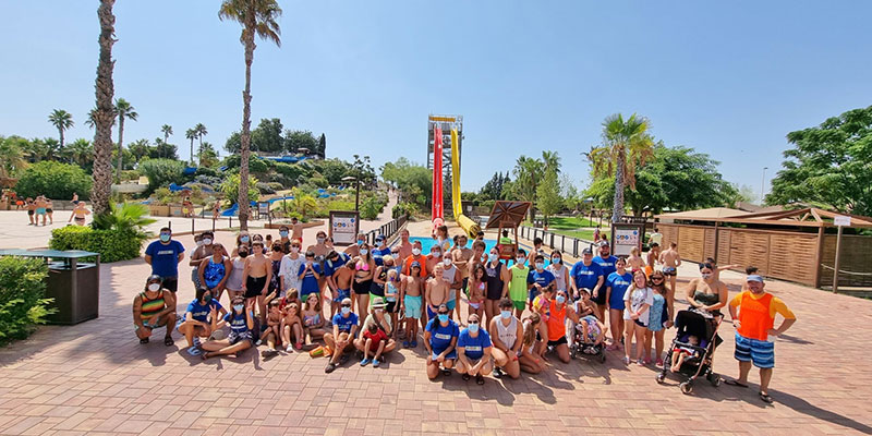 Se despidieron las jornadas de convivencia de Alpe y Apanee en el parque acuático