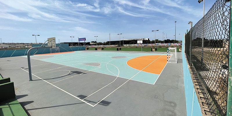 Reparación integral de la pista exterior  de la Ciudad Deportiva denominada “La mosquitera”