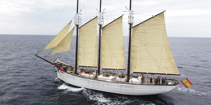 El velero Pascual Flores regresa a España tras su gran gira por Europa