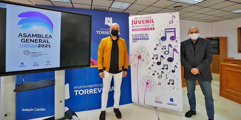 Presentado el 26º Certamen Juvenil Internacional de Habaneras, que se celebrará el 6 de noviembre en el Teatro