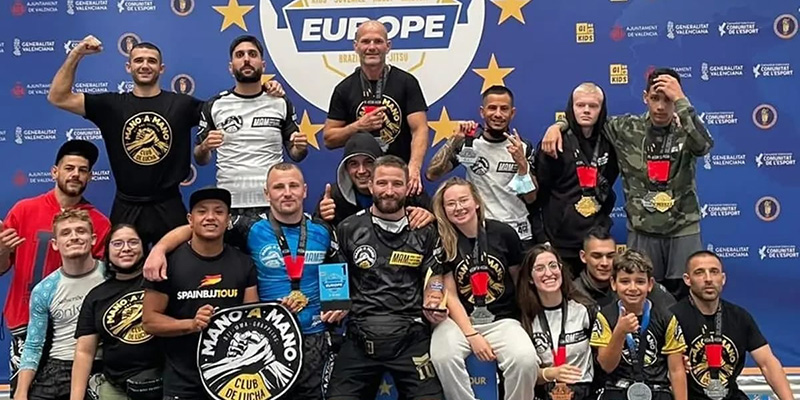 Triunfo del Club «Mano a Mano» en la Europe Cup BJJ No Gi 2021