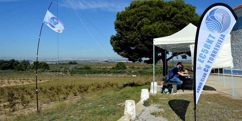 El Parque Natural en las ondas  gracias al Radioclub CQ Torrevieja