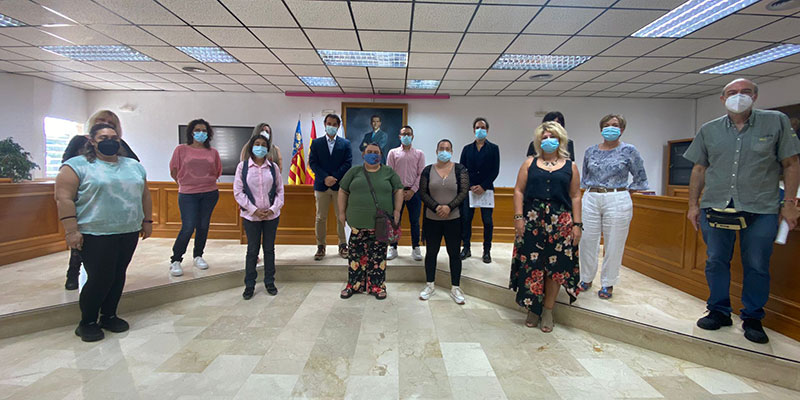 VA3236-TALLER-EMPLEO Toman posesión los 10 alumnos-trabajadores del Taller de Empleo “Vides de La Mata”