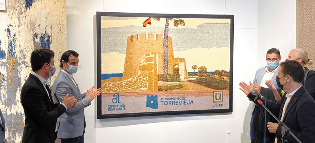 Veintidós alfombras se exponen en la sala Vista Alegre