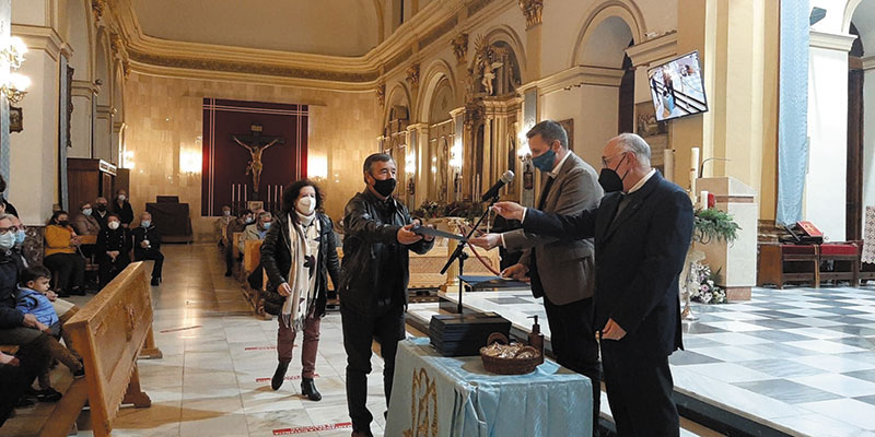 Reconocimiento a los benefactores del nuevo camarín de la Purísima