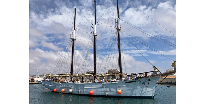 El velero Pascual Flores participará este año en varios festivales marítimos de Europa