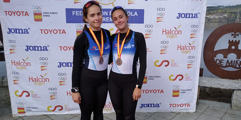 Miranda Torres y Paula Blanca Espinosa, bronce en el Campeonato de España de Larga Distancia de Remo