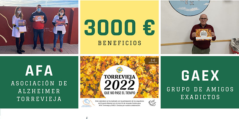 Proyecto Mastral entrega los beneficios de su calendario solidario