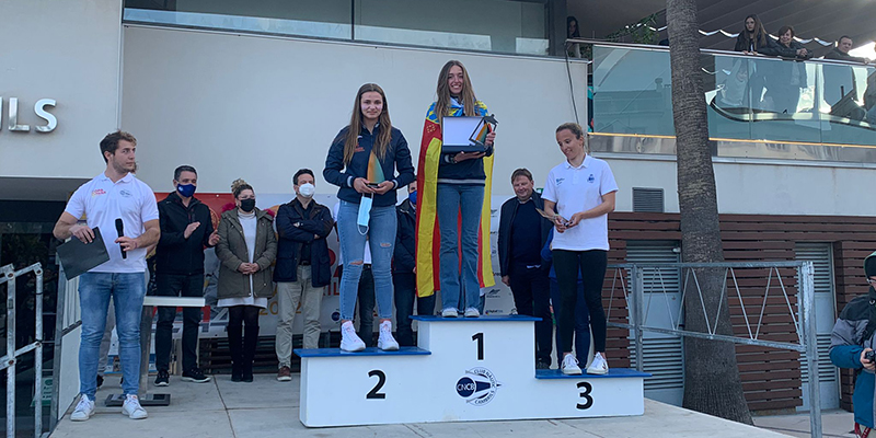 Adriana Castro, del RCNT, subcampeona de la Copa de España en ILCA 4 en Cambrils