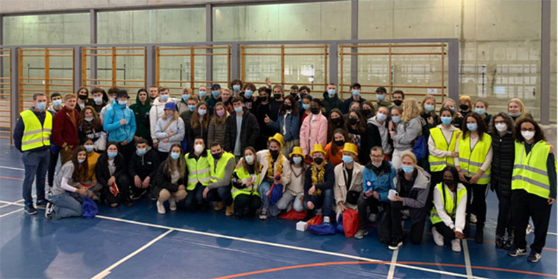 El IES Mediterráneo recibe la visita de un instituto de Dinamarca