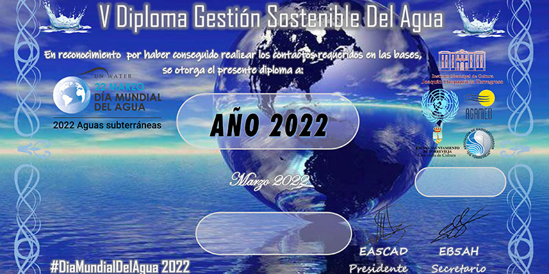 Antonio Ruiz y Miguel Requena, ganadores del V diploma gestión sostenible del agua