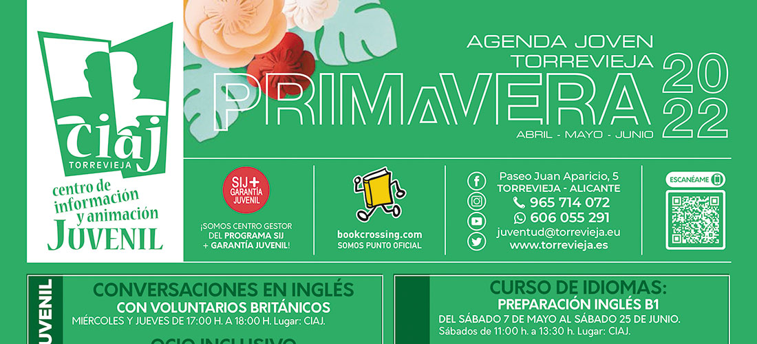 Juventud presenta su Agenda Joven de Primavera 2022
