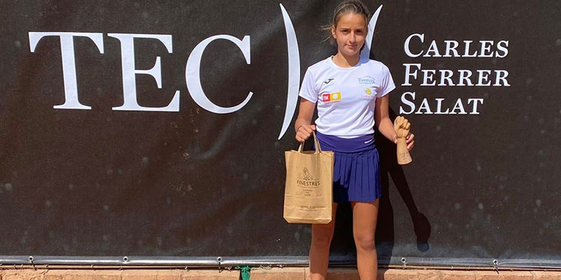 Charo Esquiva, campeona de la II TEC Cup SUB-14 de Barcelona