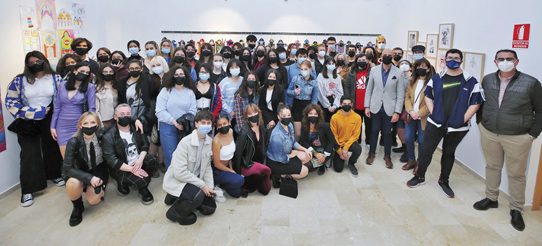 Alumnos del IES Mediterráneo exponen ‘Artistas en proceso’