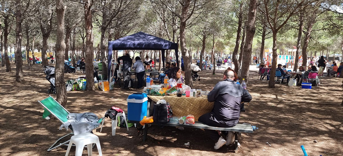 Más de 1.000 personas acampan en el Área Recreativa ‘José Eduardo Gil Rebollo’