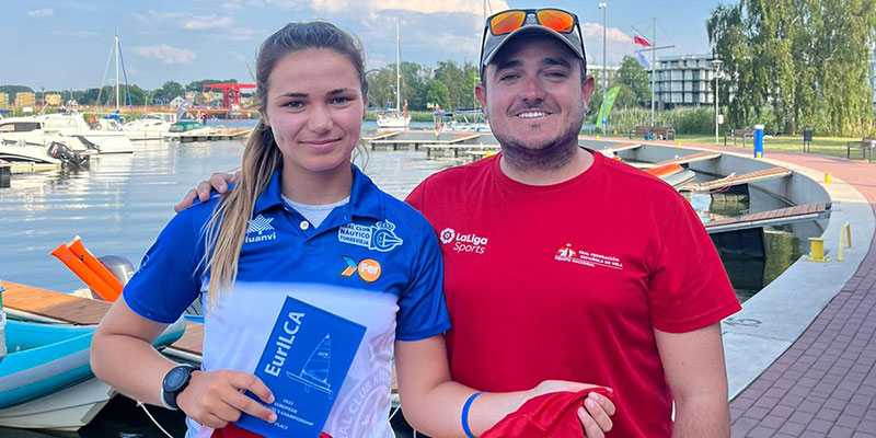 Adriana Castro, décima en la general del Campeonato de Europa de ILCA 4