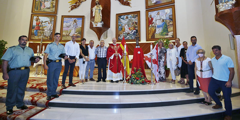 La Cofradía de Peregrinos de Santiago Apóstol celebró una misa por su festividad