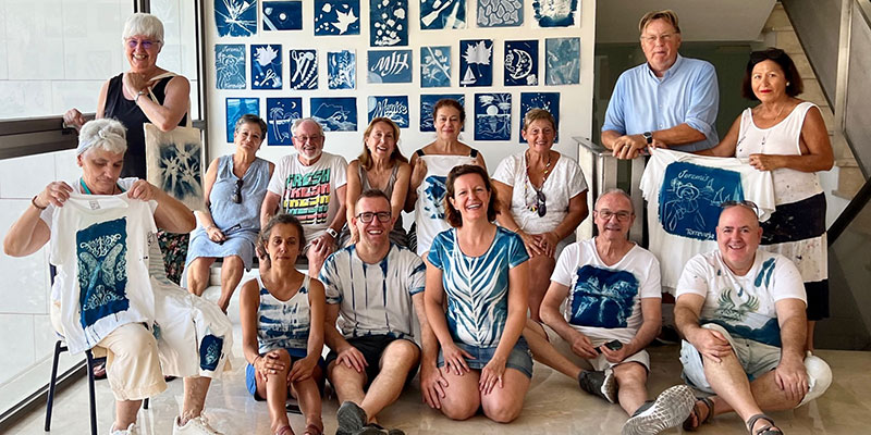 ‘Cianotipia: pintando con el sol’ se expone en el centro cultural