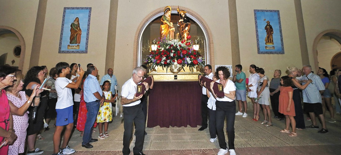 El nuevo obispo de la Diócesis, José Ignacio Munilla, presidió la celebración del Día de San Roque