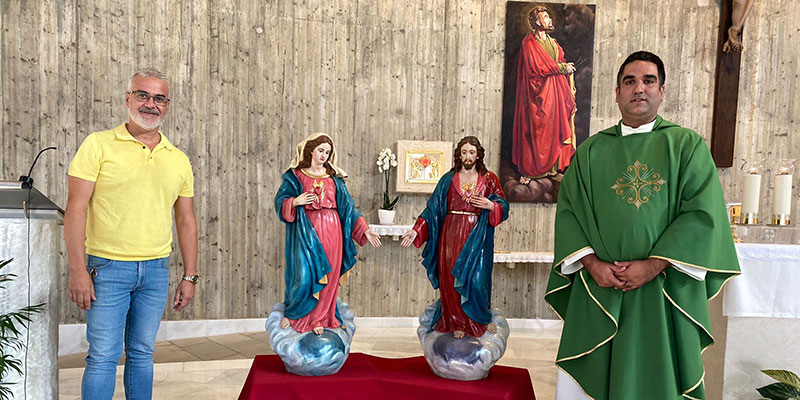 La Parroquia de San Pedro y San Pablo cuenta con dos nuevas imágenes