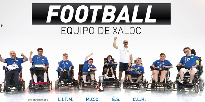 VA3281-FUTBOL2 Hoy se celebra la primera exhibición de Power Chair