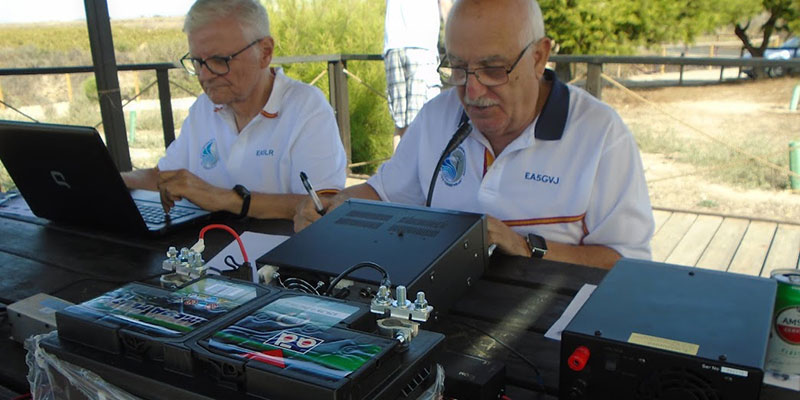 Los radioaficionados lograron más de 600 contactos desde el Parque Natural