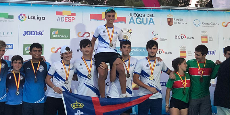 El Real Club Náutico Campeón  del medallero en el VIII Campeonato de España de Remo de Mar