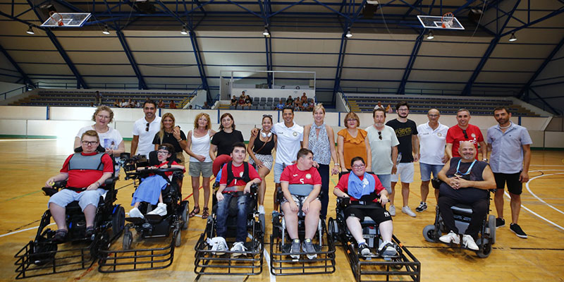 La Ciudad Deportiva acogió una exhibición de «power chair»