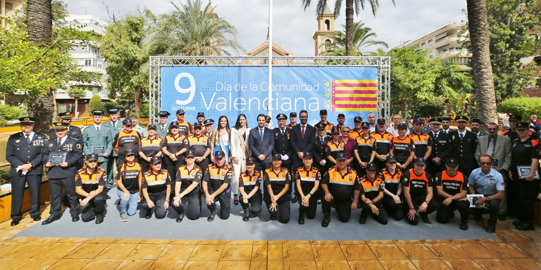 3085-DIA-CV El acto del día de la Comunitat Valenciana dio marco al gran reconocimiento a Protección Civil