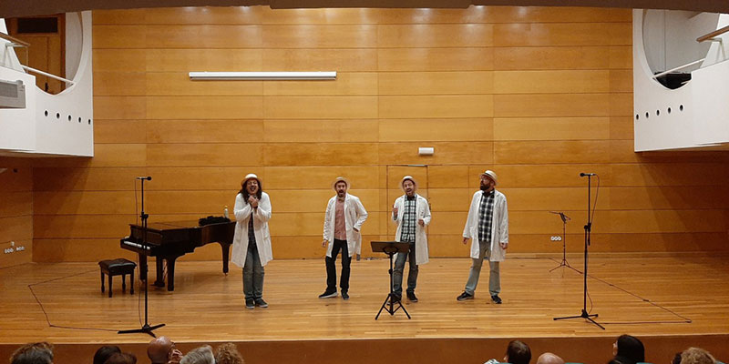 El cuarteto Barber’s Science despidió los actos de la Mednight