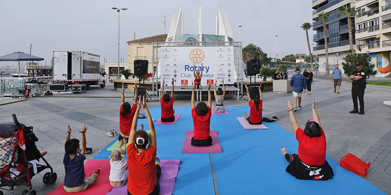 Exitosa segunda jornada multideporte de Rotary Club