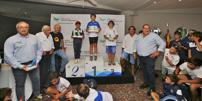 Juan Francisco Chumilla y Diego Harris, campeones absolutos de Optimist en Campoamor