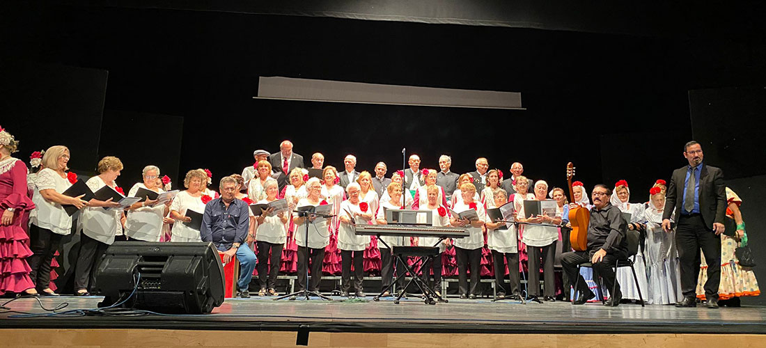 ‘Unidos por la música’ reunió a los coros de Madrileños, Cecilio Gallego y Brisa del Sur