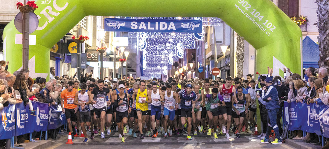 Mohamed Reda y Amparo Monedero, ganadores de la VIII Carrera Nocturna