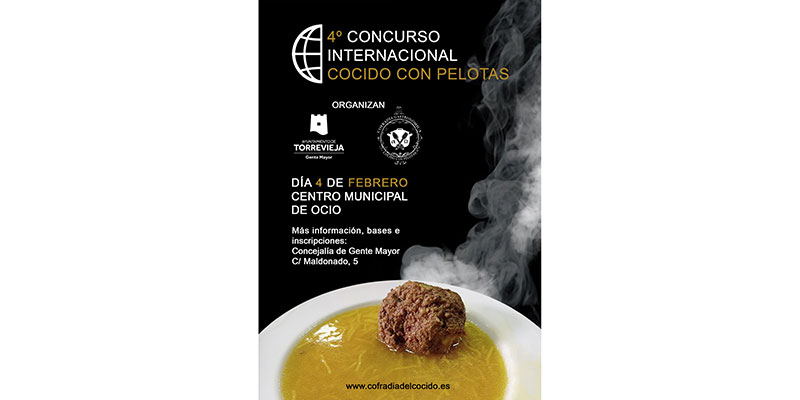 VA3296-cocido El IV Concurso Internacional del Cocido con Pelotas se celebrará el 4 de febrero en el CMO