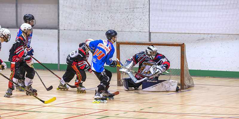 Los Halcones arrollan en casa a sus rivales en la Liga Nacional Plata de hockey línea