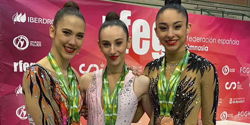 Los conjuntos infantil y cadete del Club Rítmica irán al Autonómico Copa Base