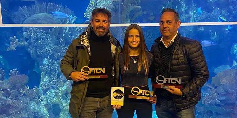 Charo Esquiva, galardonada en la gala del tenis valenciano