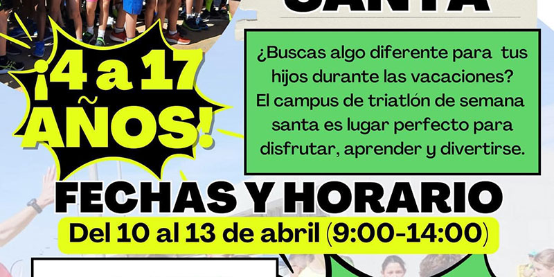 El Club Triatlón prepara un campus de Semana Santa