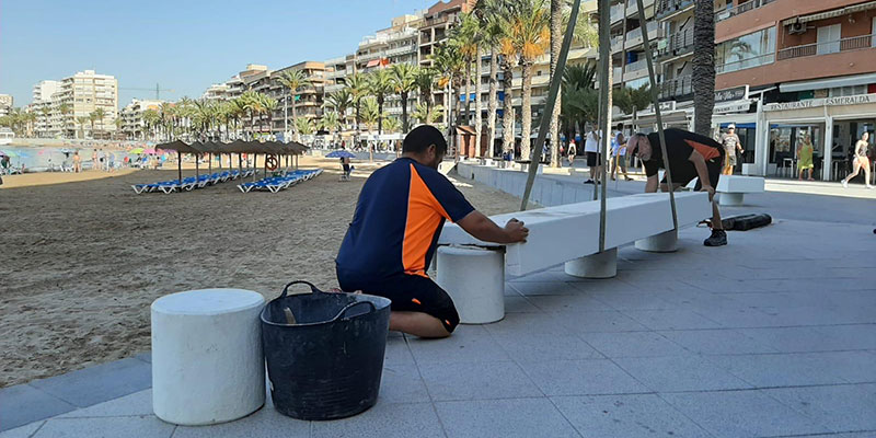 Sale a licitación por 531.132 euros al año el contrato del servicio de mantenimiento integral de las playas de Torrevieja