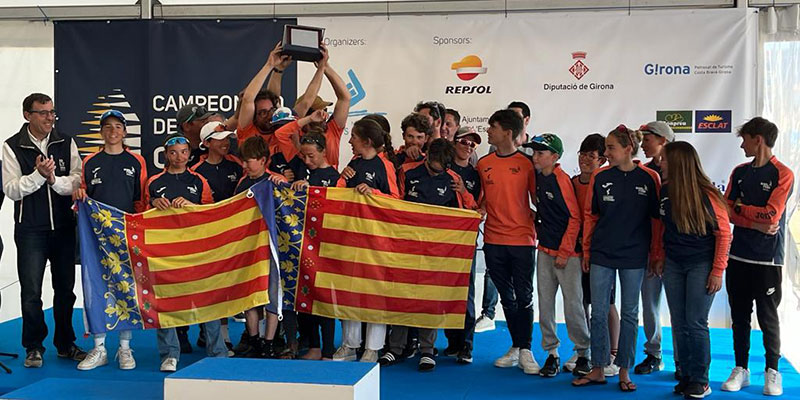 Leo Griñán, del RCNT, sexto absoluto en el Campeonato de España de Optimist