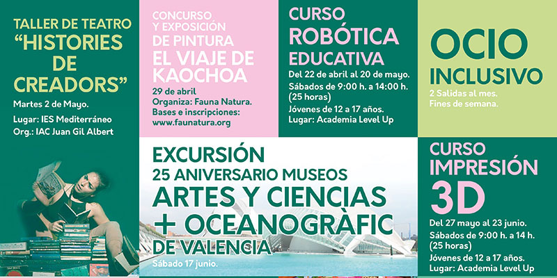 La Concejalía de Juventud presenta su Agenda Joven de Primavera 2023