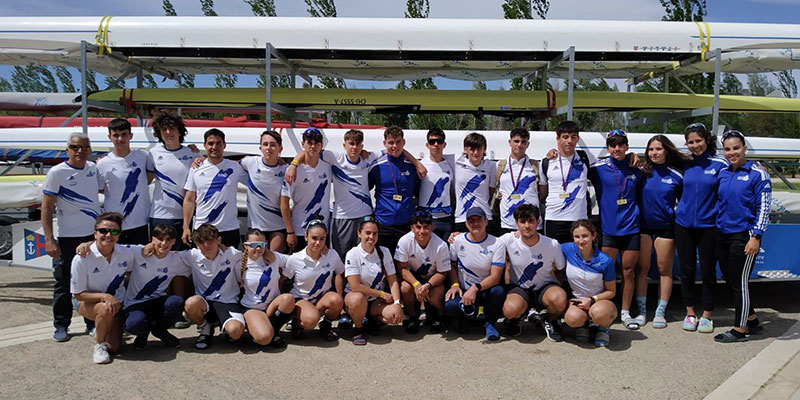 Oro para el 4xJM y bronce para el 2xJM del RCNT en el XVII Open Internacional de Cataluña
