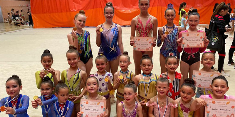 Excelentes resultados en la I fase de la Liga Interclub de Alicante para el Club Gimnasia Rítmica Torrevieja